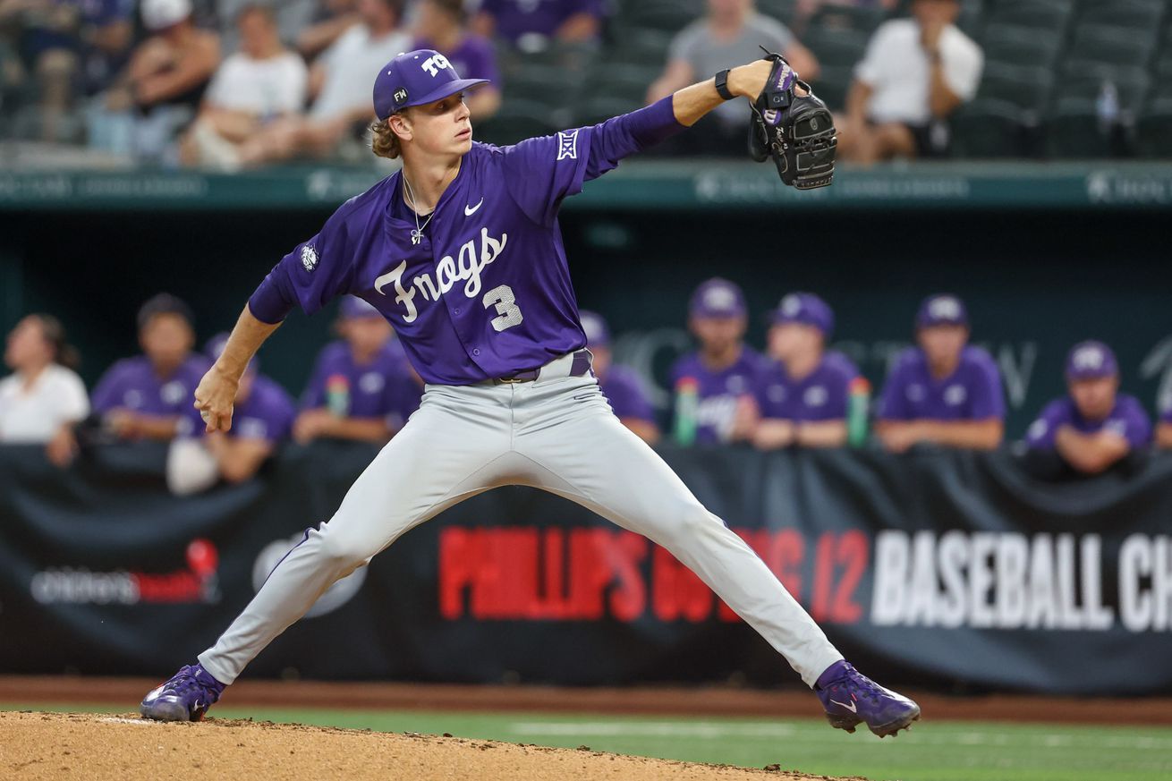 COLLEGE BASEBALL: MAY 21 Big 12 Baseball Championship - TCU vs West Virginia