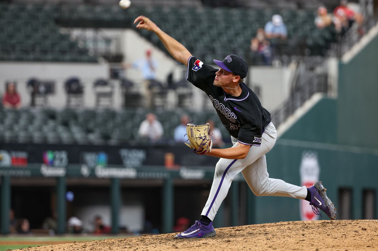 COLLEGE BASEBALL: MAY 24 Big 12 Baseball Championship - TCU vs Kansas