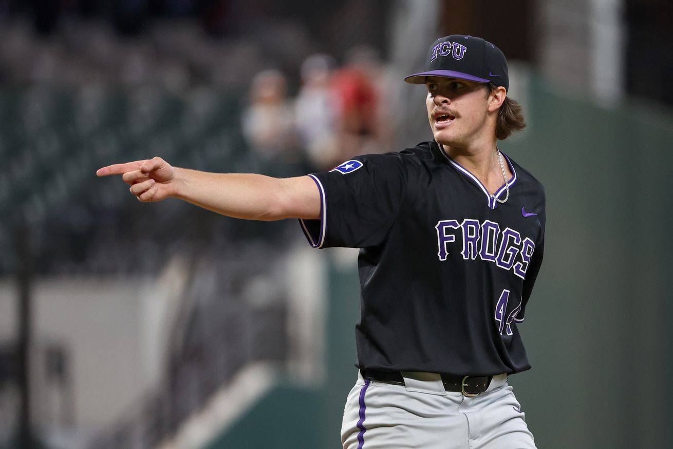 COLLEGE BASEBALL: MAY 24 Big 12 Baseball Championship - TCU vs Kansas