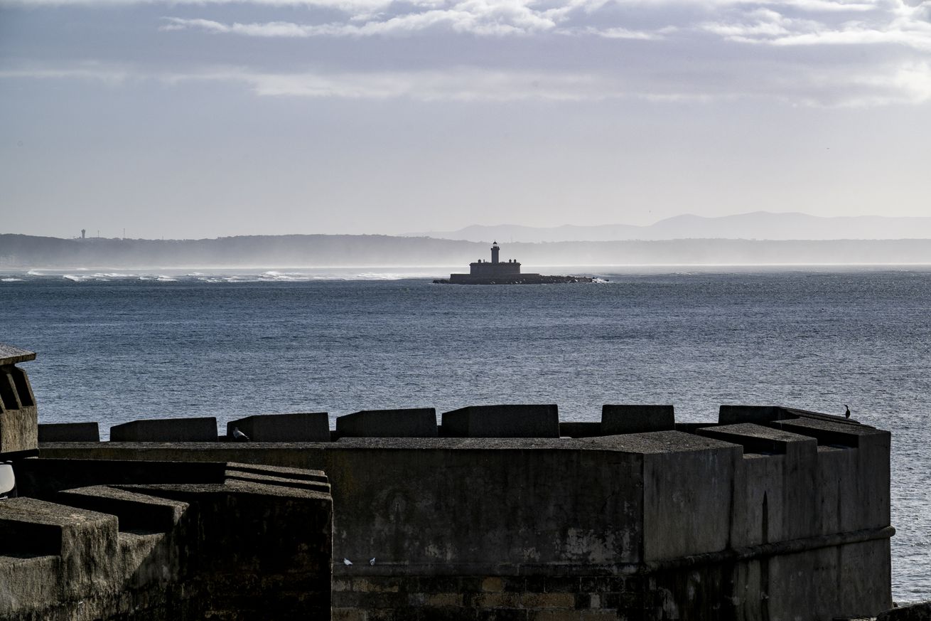 Bugio Lighthouse At The Mouth Of Tagus River