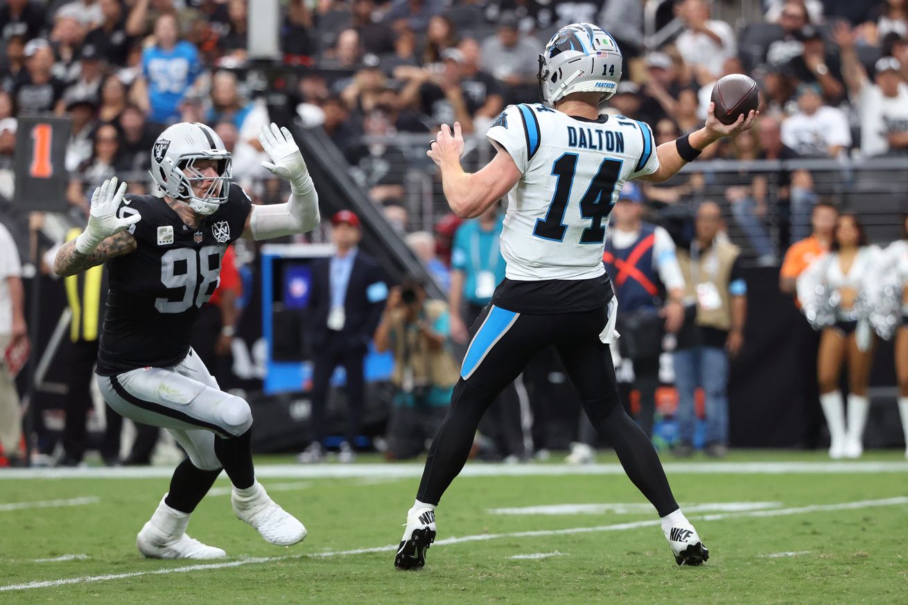 Carolina Panthers v Las Vegas Raiders