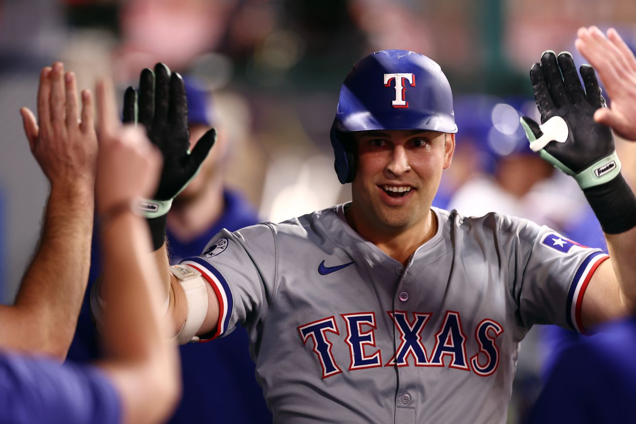 Texas Rangers v Los Angeles Angels