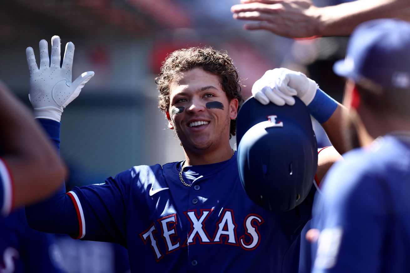 Texas Rangers v Los Angeles Angels