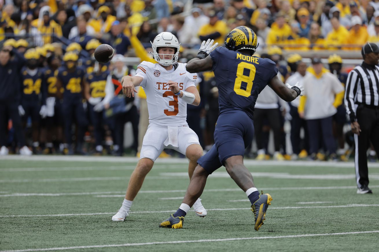 NCAA Football: Texas at Michigan