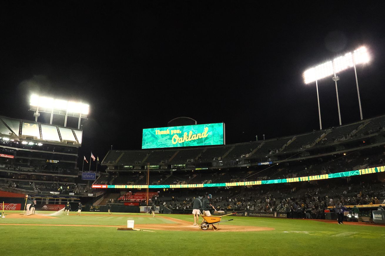 MLB: Texas Rangers at Oakland Athletics