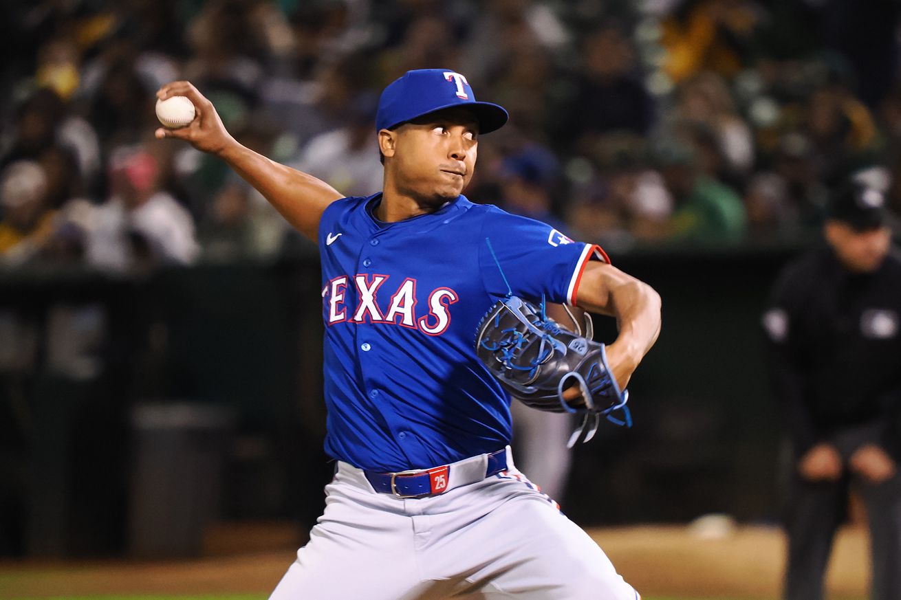 MLB: Texas Rangers at Oakland Athletics