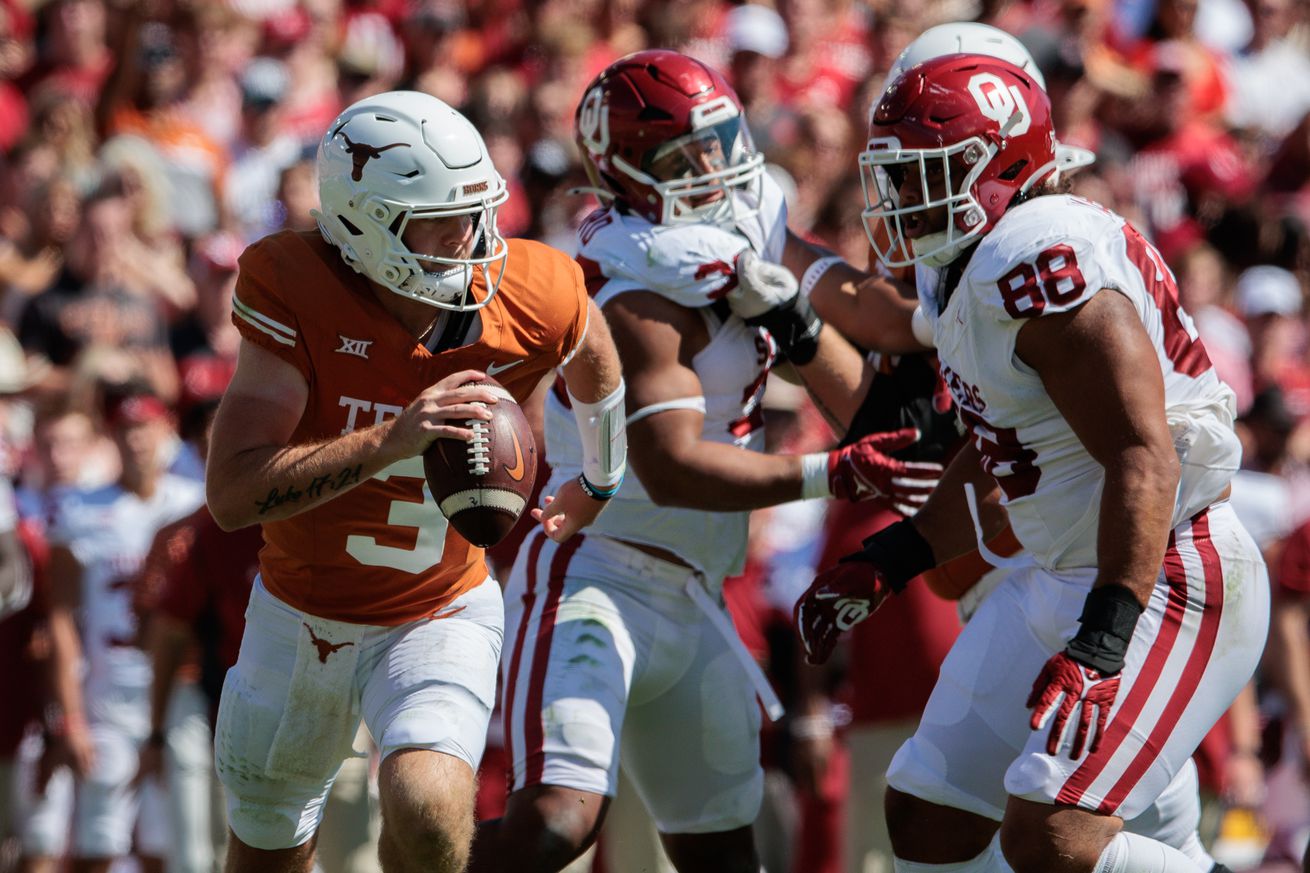 COLLEGE FOOTBALL: OCT 07 Oklahoma vs Texas