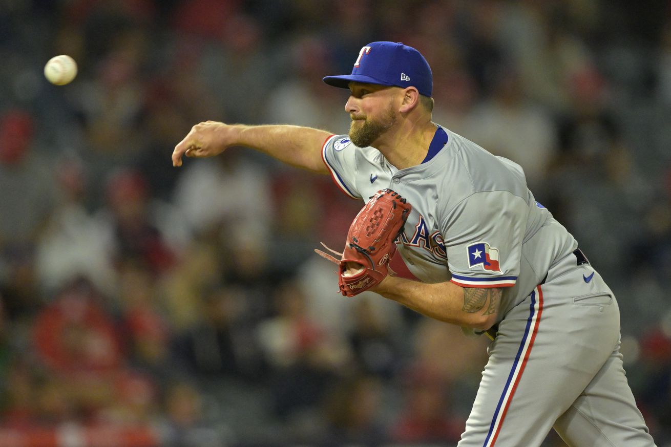 Texas Rangers v Los Angeles Angels