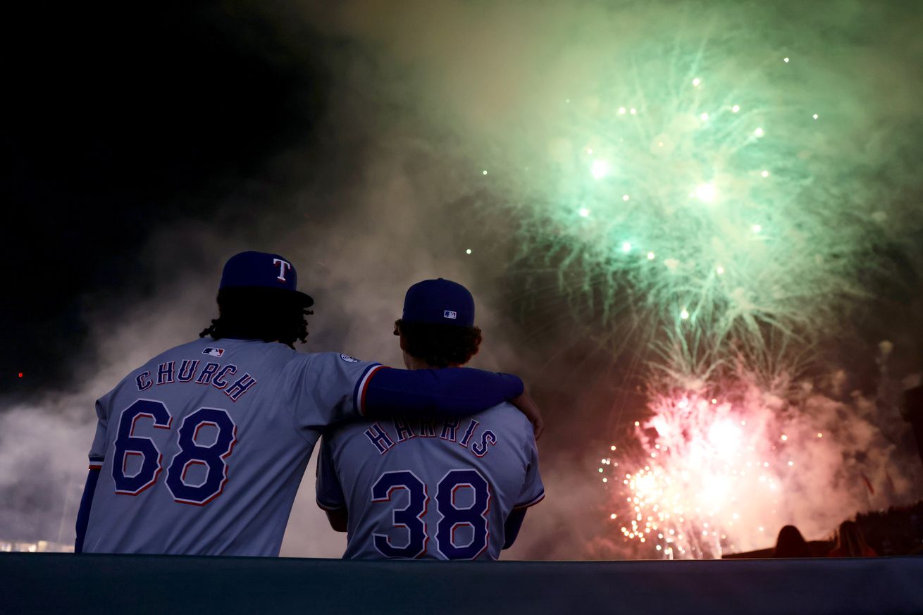 Texas Rangers v Los Angeles Angels