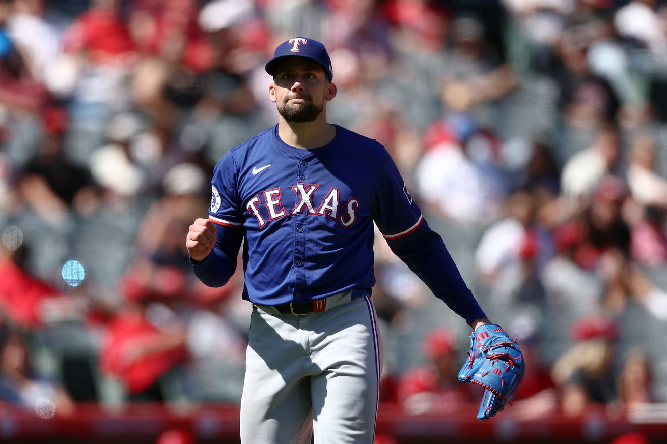 Texas Rangers v Los Angeles Angels