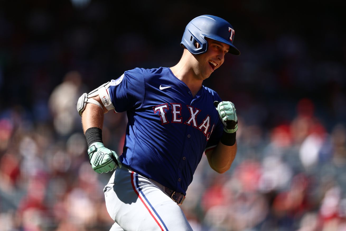 Texas Rangers v Los Angeles Angels