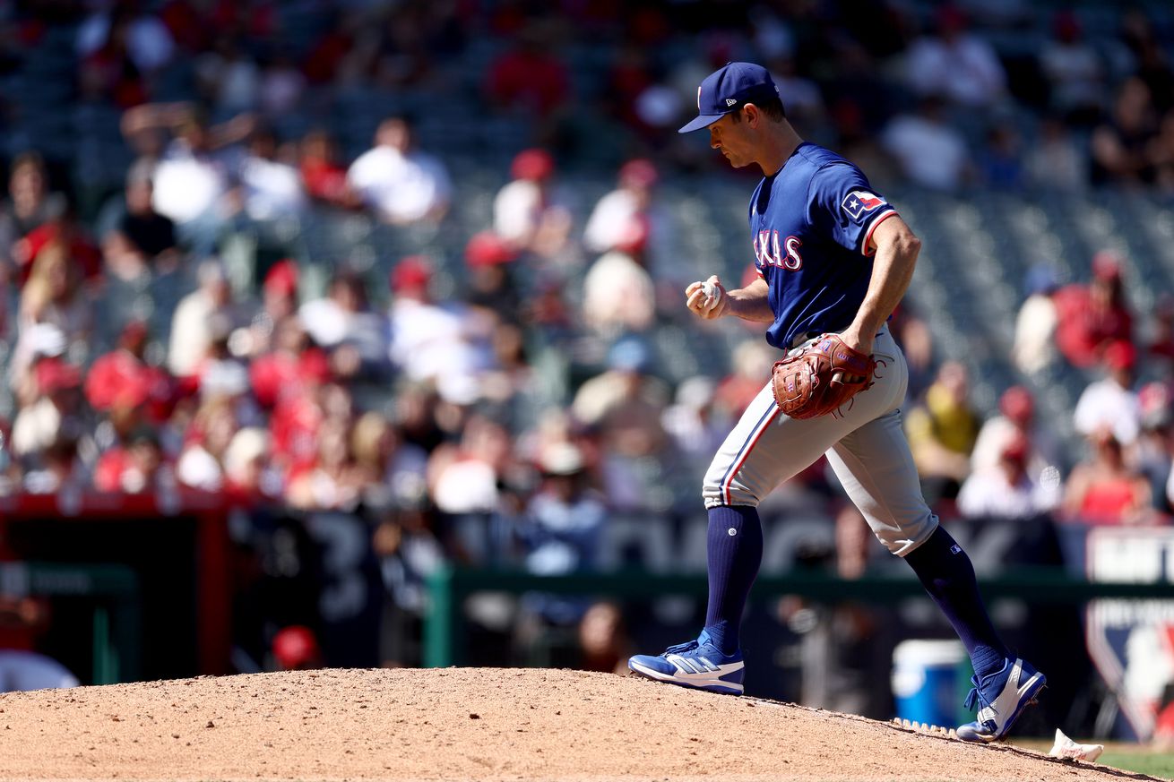 Texas Rangers v Los Angeles Angels