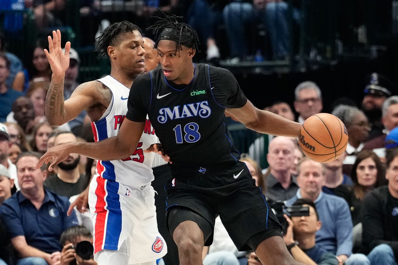 NBA: Detroit Pistons at Dallas Mavericks