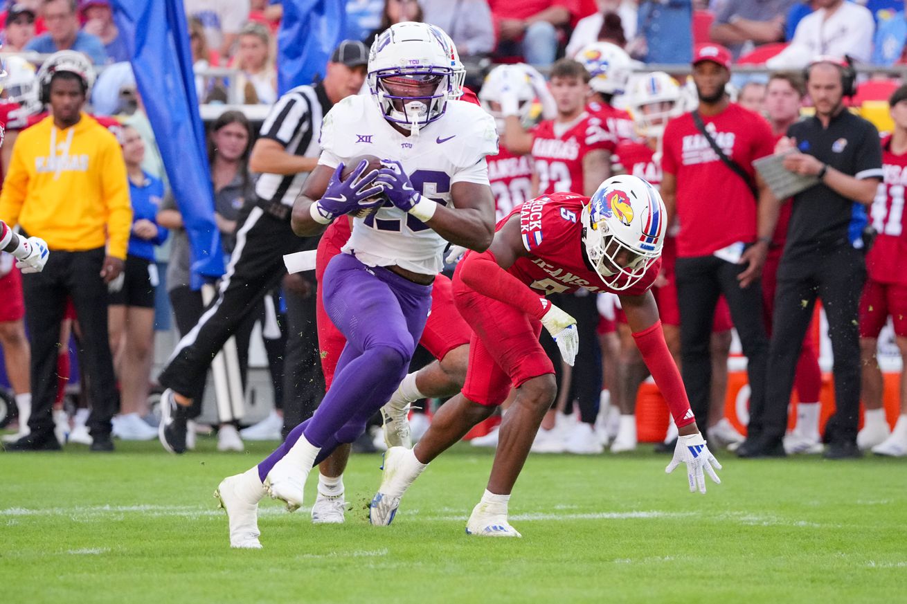 NCAA Football: Texas Christian at Kansas