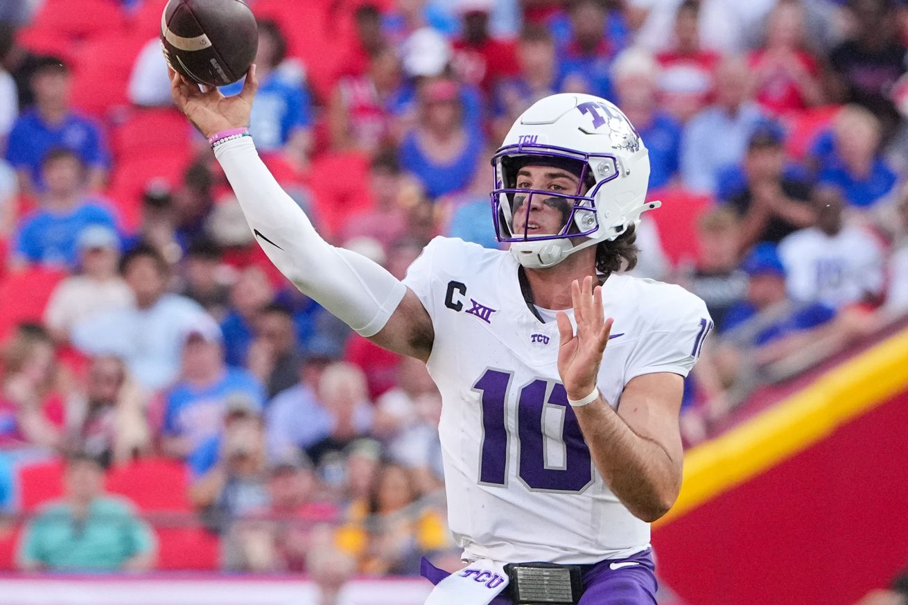 NCAA Football: Texas Christian at Kansas