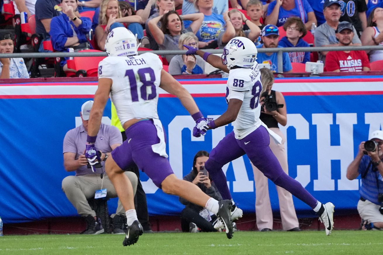 NCAA Football: Texas Christian at Kansas