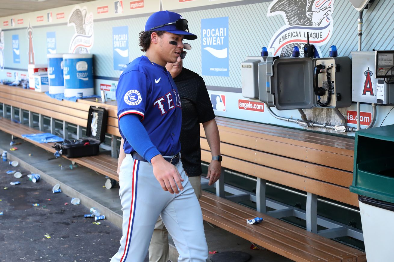 MLB: Texas Rangers at Los Angeles Angels