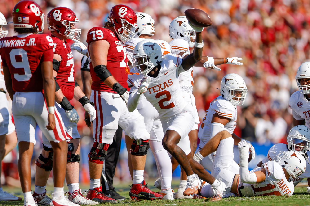 NCAA Football: Texas at Oklahoma