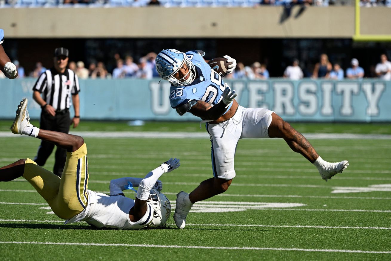 NCAA Football: Georgia Tech at North Carolina