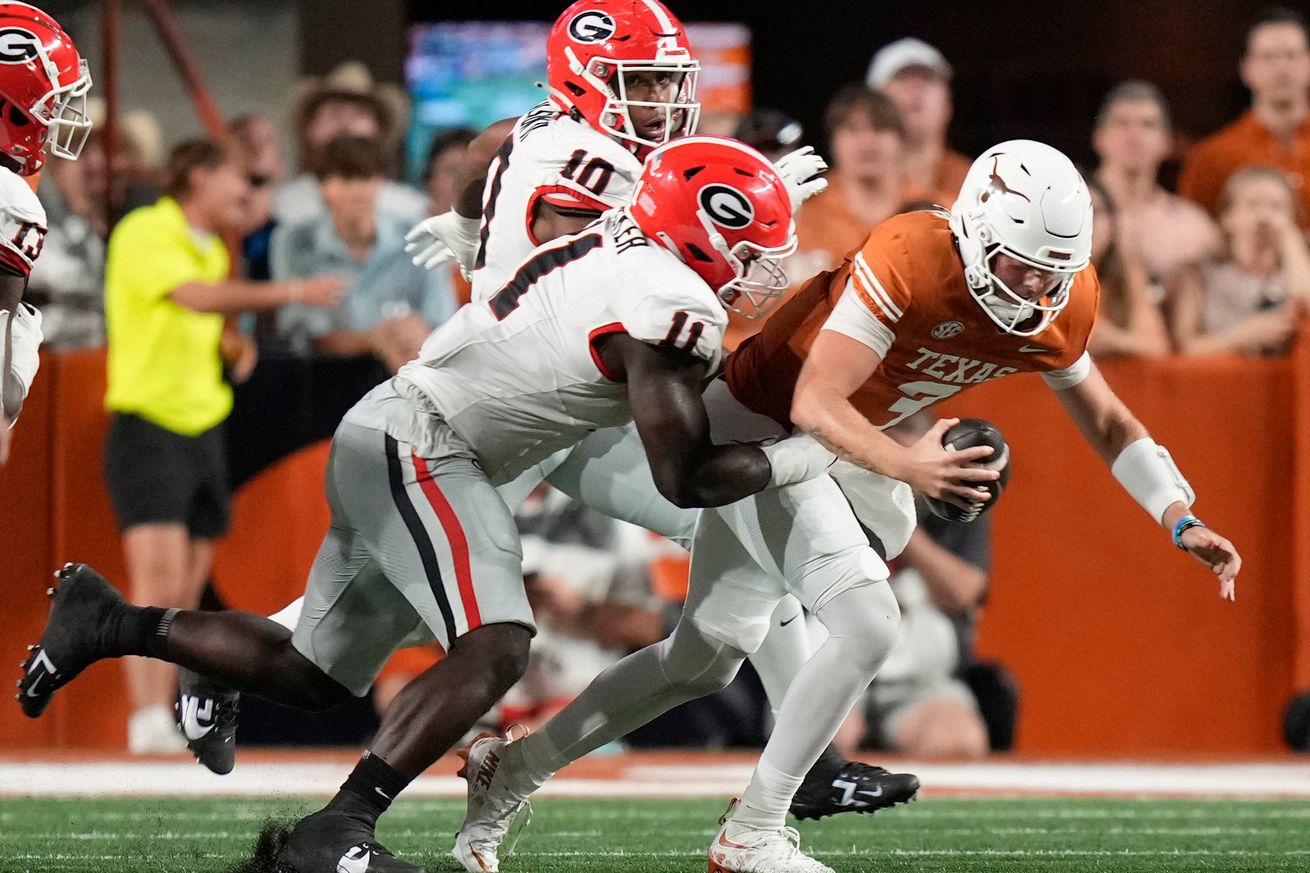 NCAA Football: Georgia at Texas