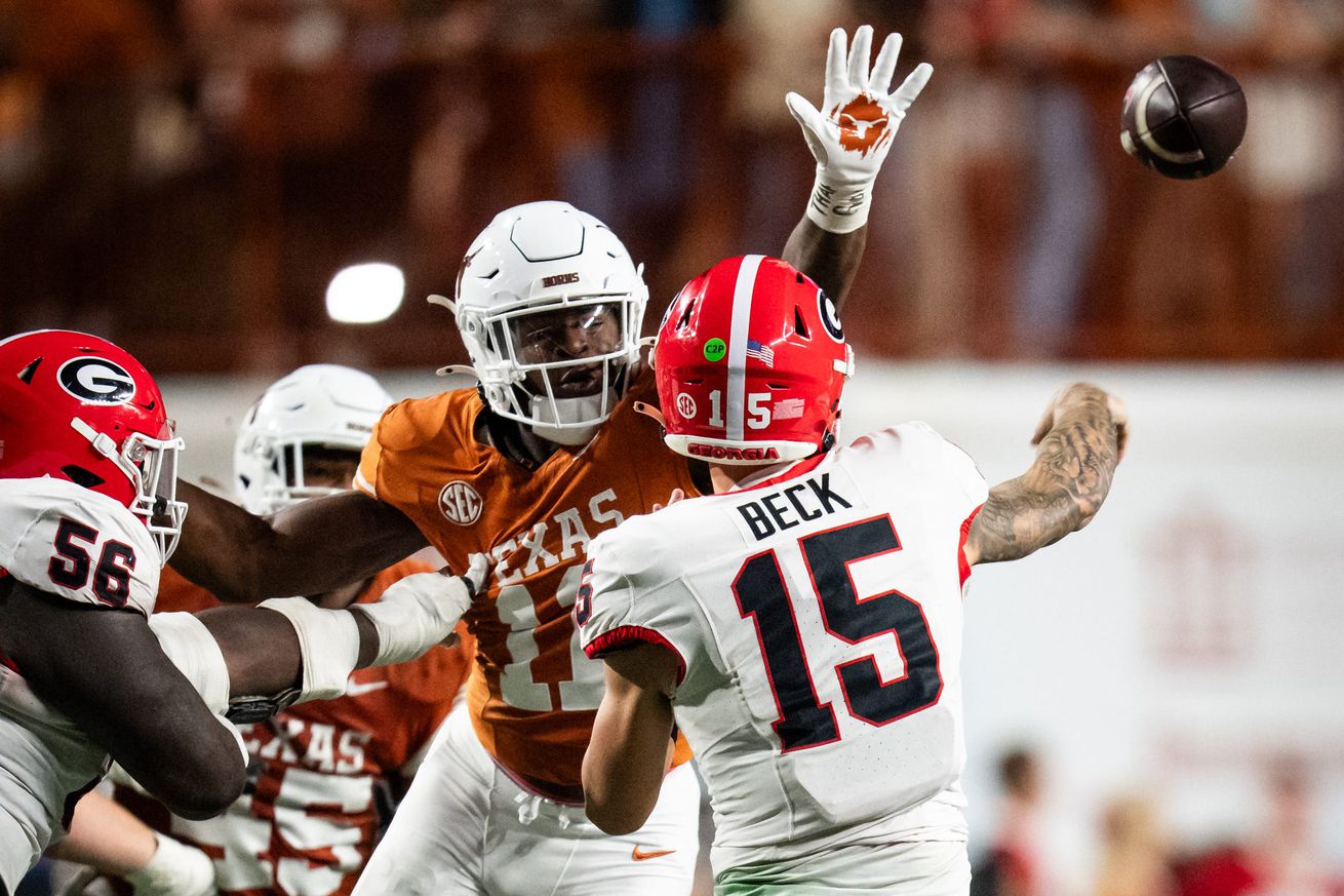 NCAA Football: Georgia at Texas