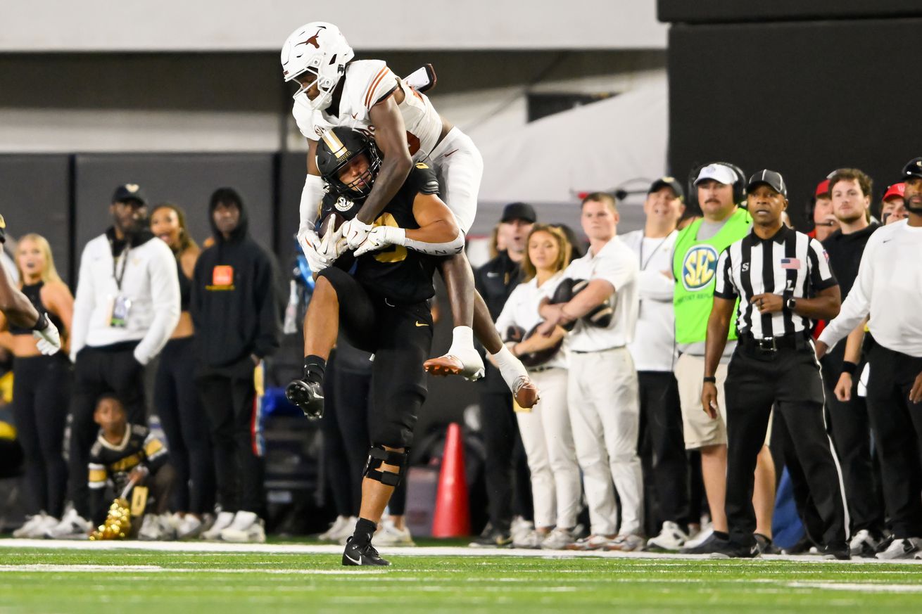 NCAA Football: Texas at Vanderbilt