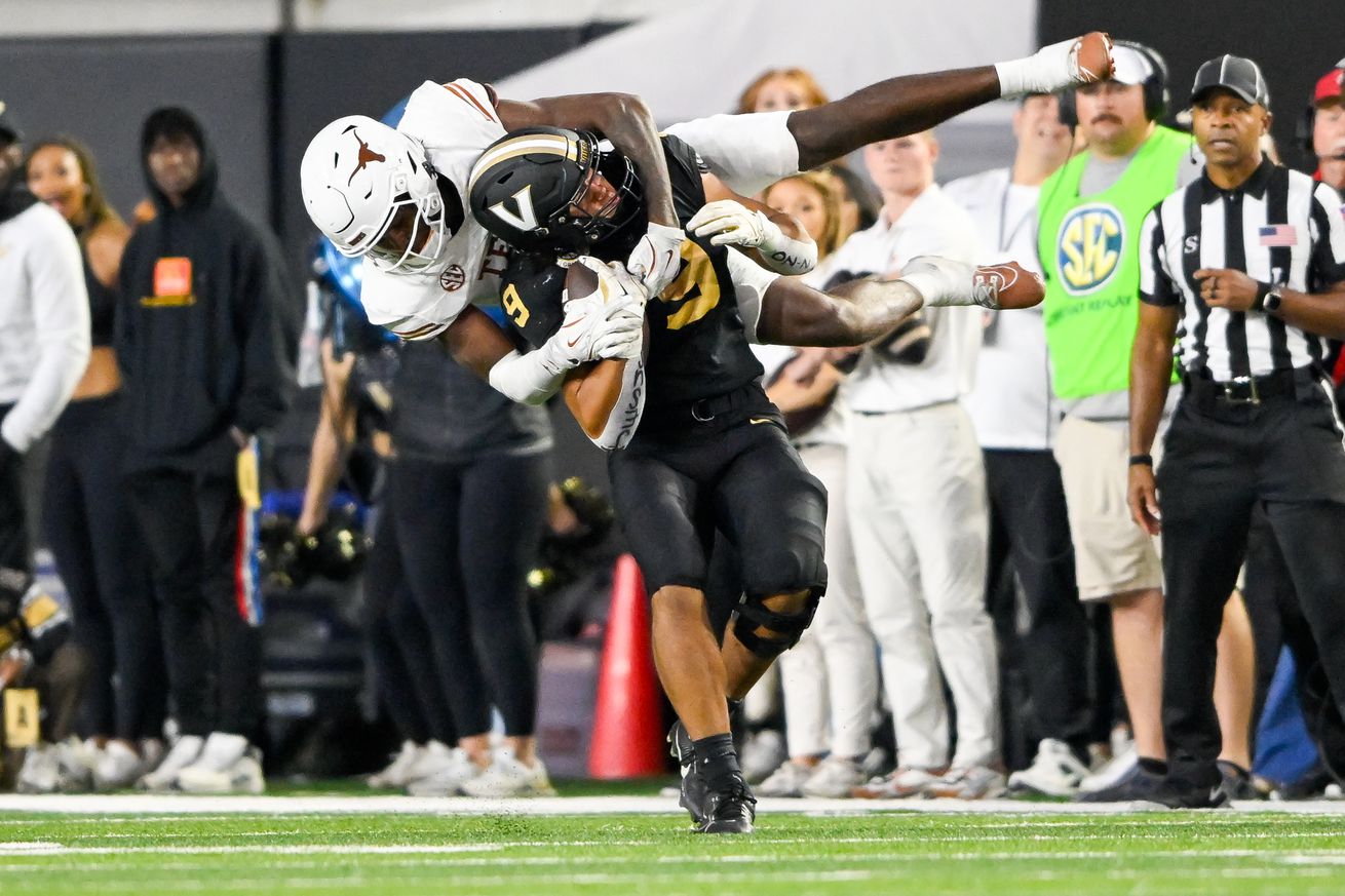 NCAA Football: Texas at Vanderbilt