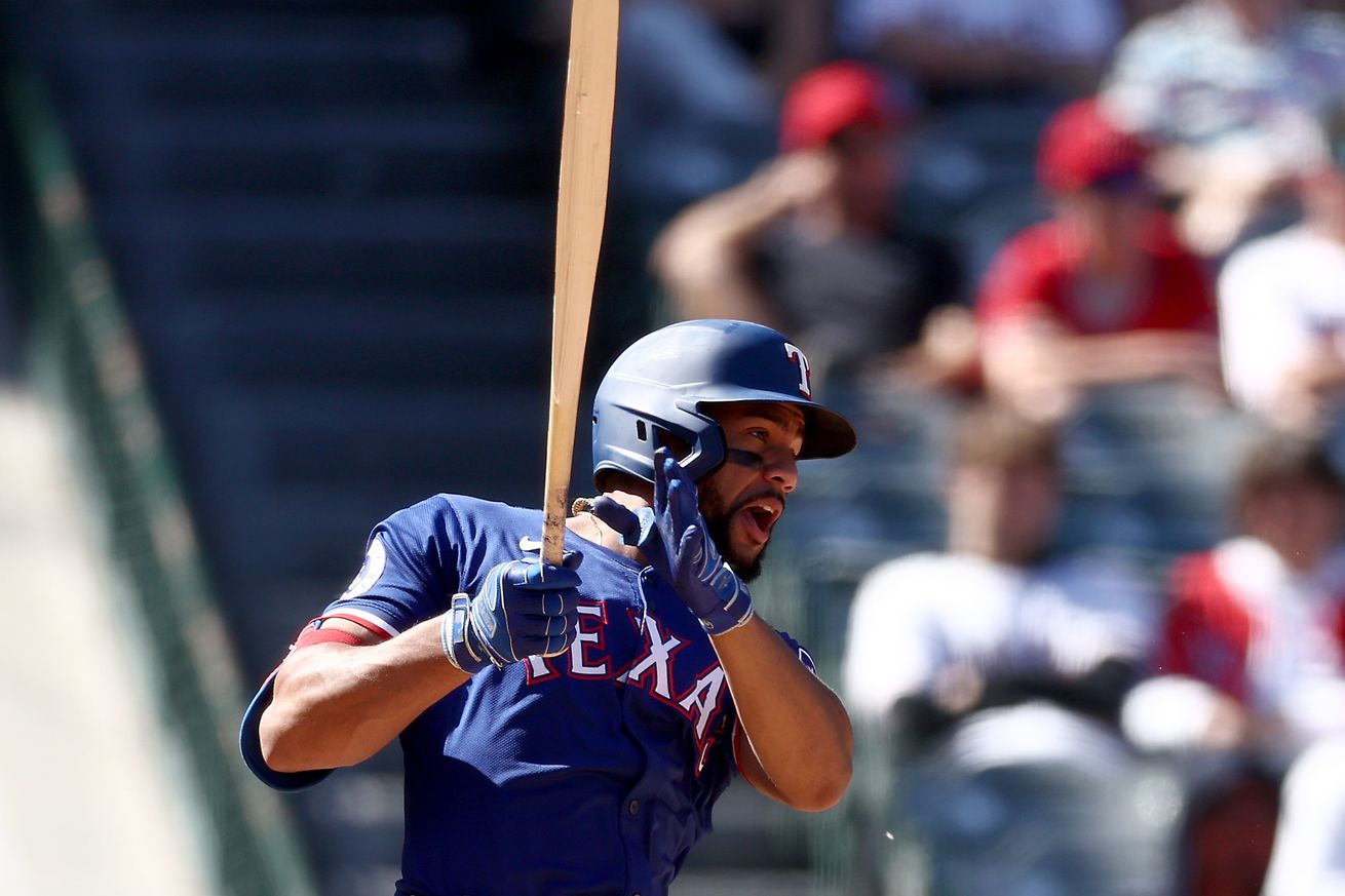 Texas Rangers v Los Angeles Angels