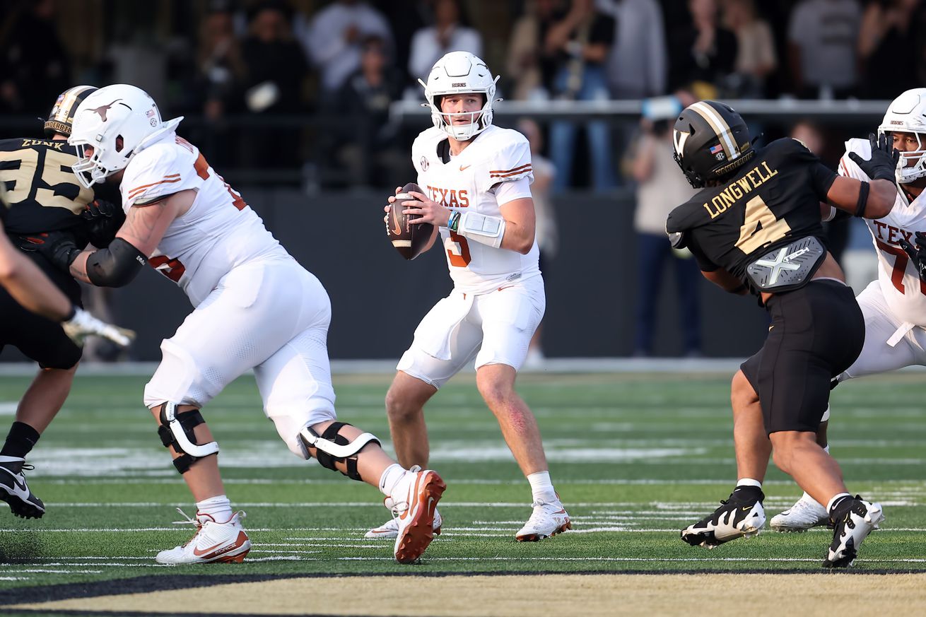 COLLEGE FOOTBALL: OCT 26 Texas at Vanderbilt