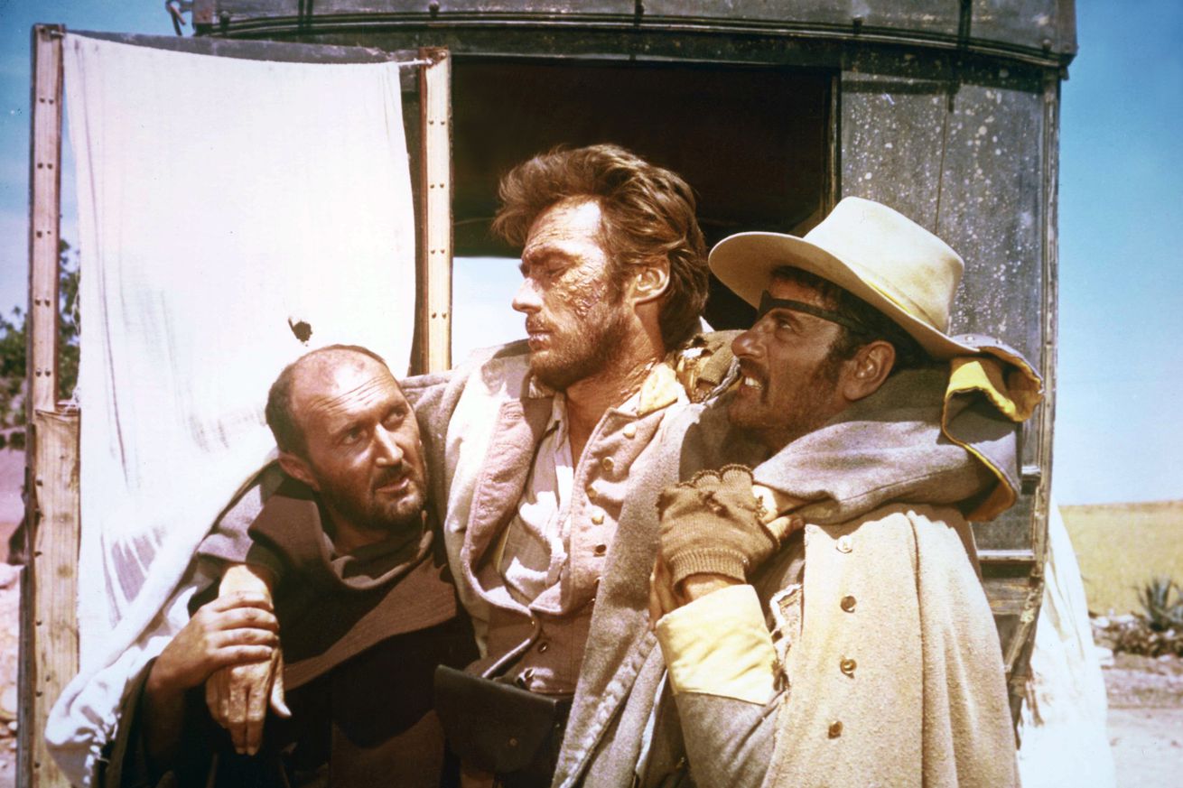 On the set of The Good, The Bad and The Ugly