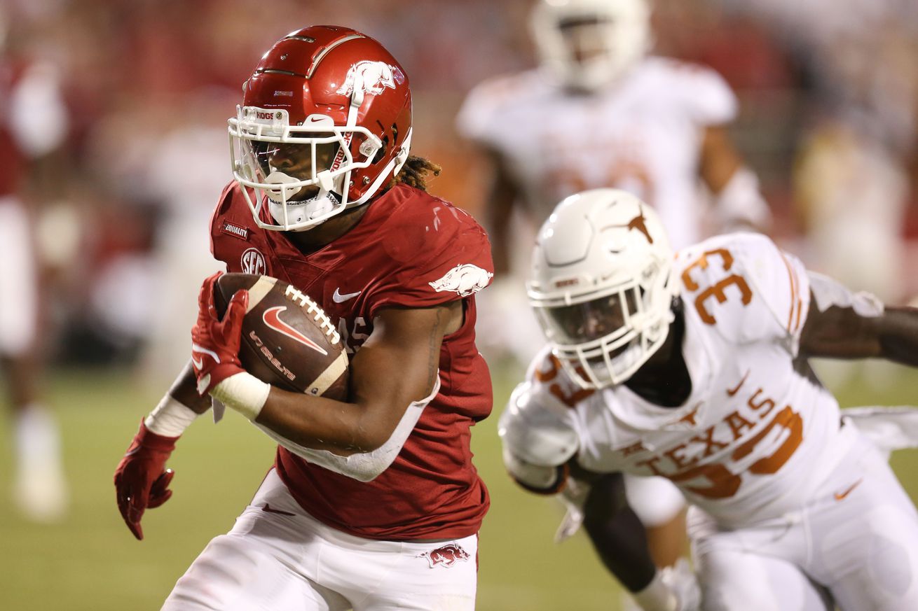 NCAA Football: Texas at Arkansas