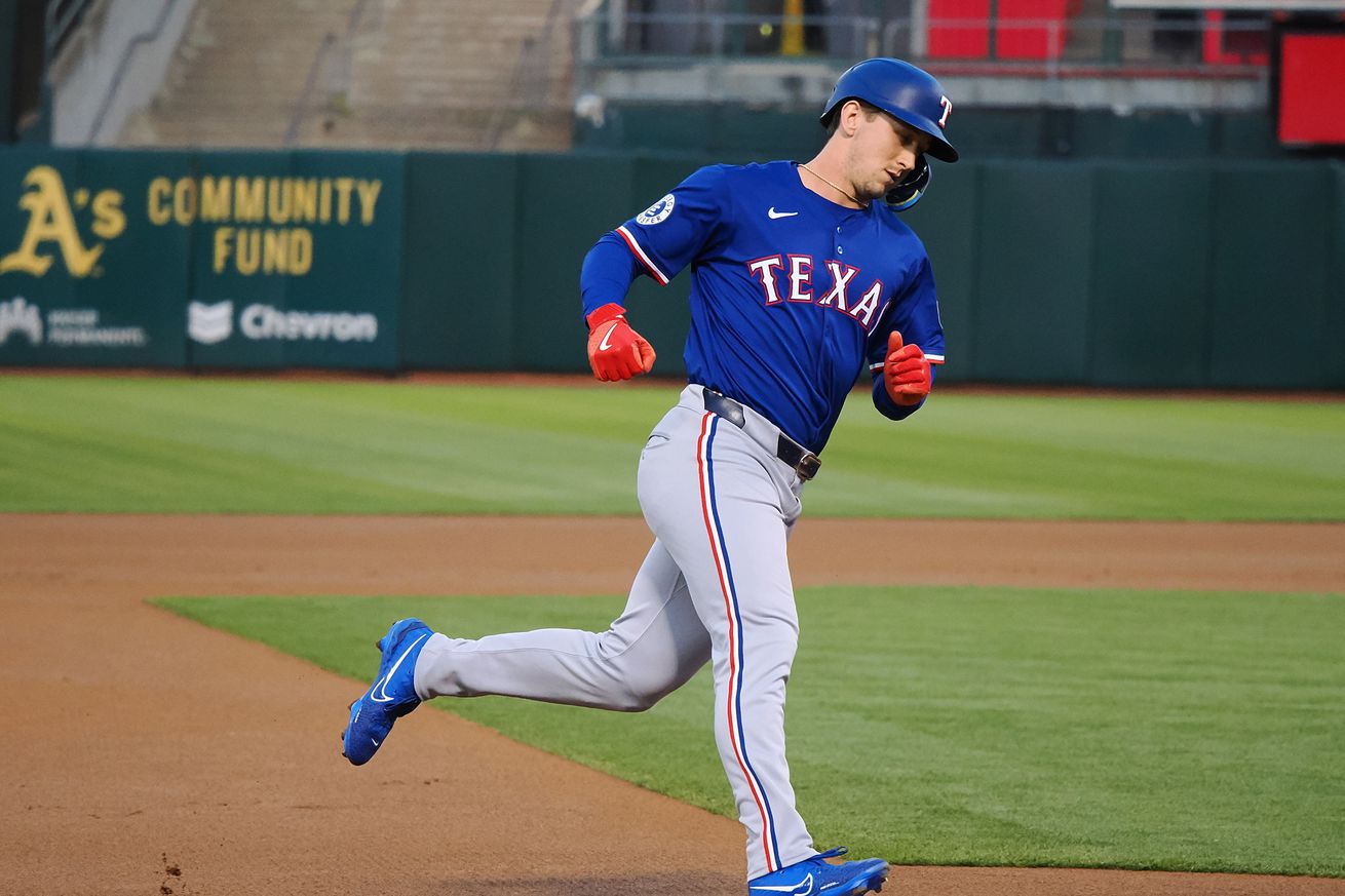 MLB: Texas Rangers at Oakland Athletics