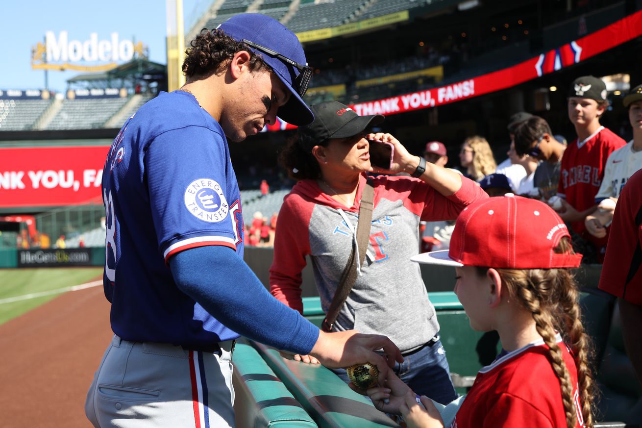 MLB: Texas Rangers at Los Angeles Angels