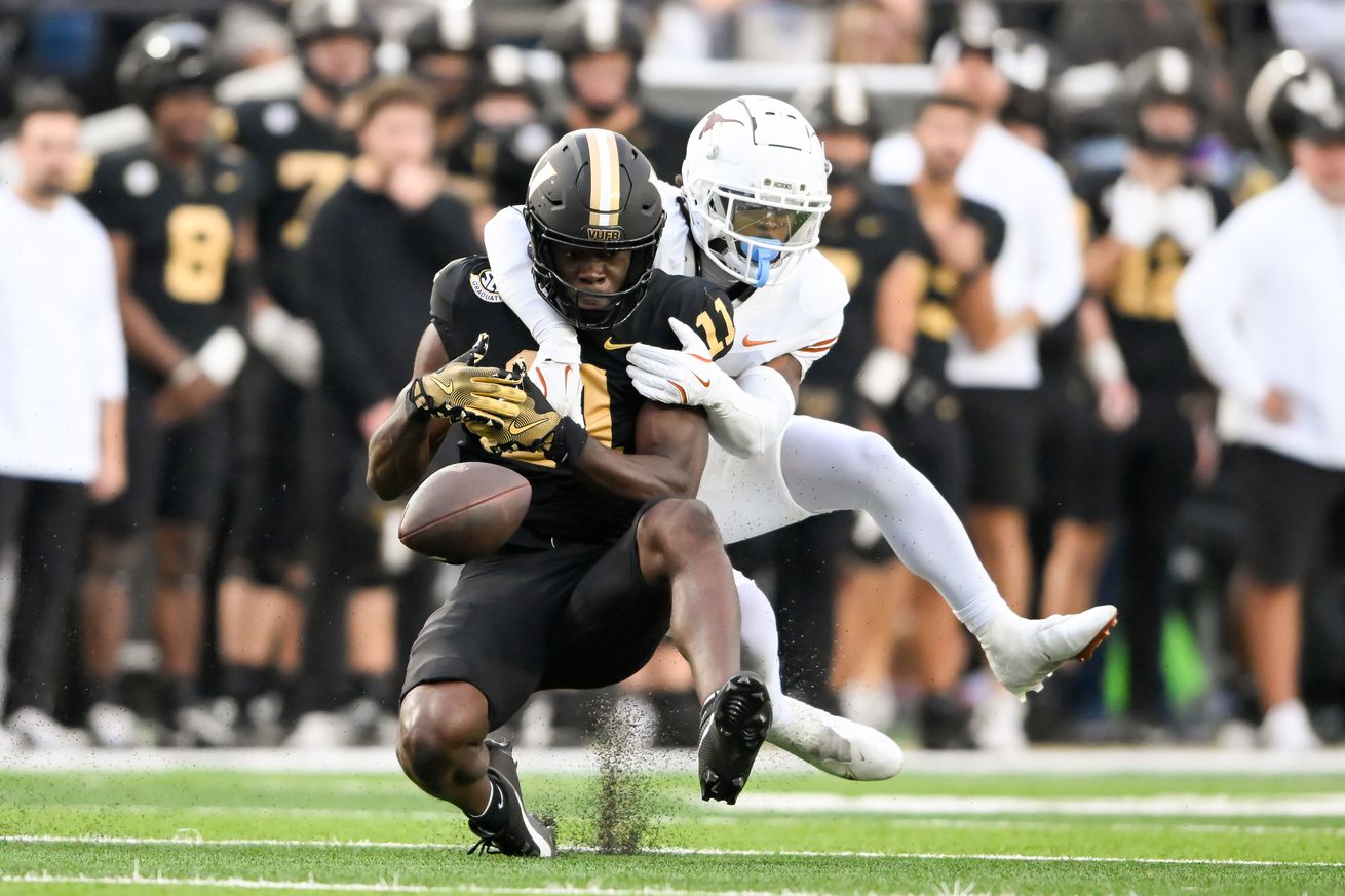 NCAA Football: Texas at Vanderbilt