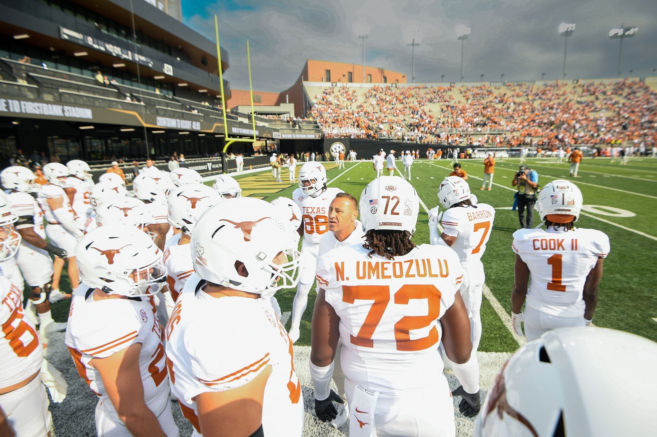 NCAA Football: Texas at Vanderbilt