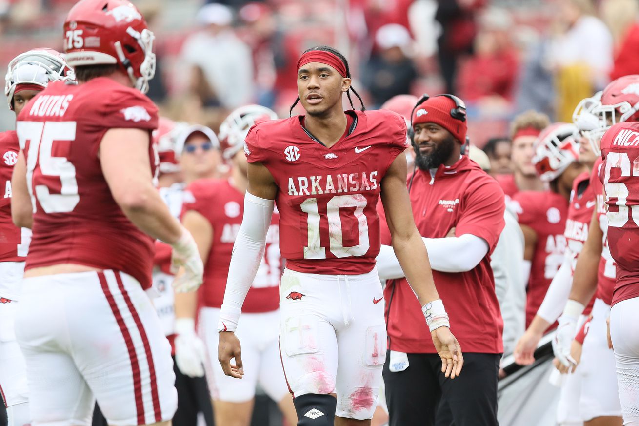 NCAA Football: Mississippi at Arkansas