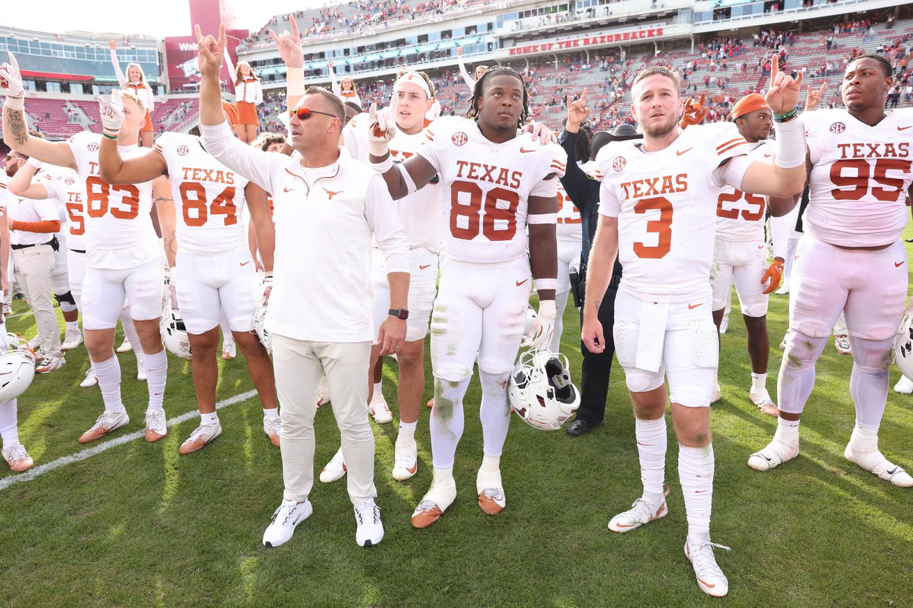 NCAA Football: Texas at Arkansas