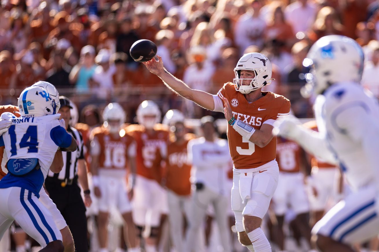 NCAA Football: Kentucky at Texas