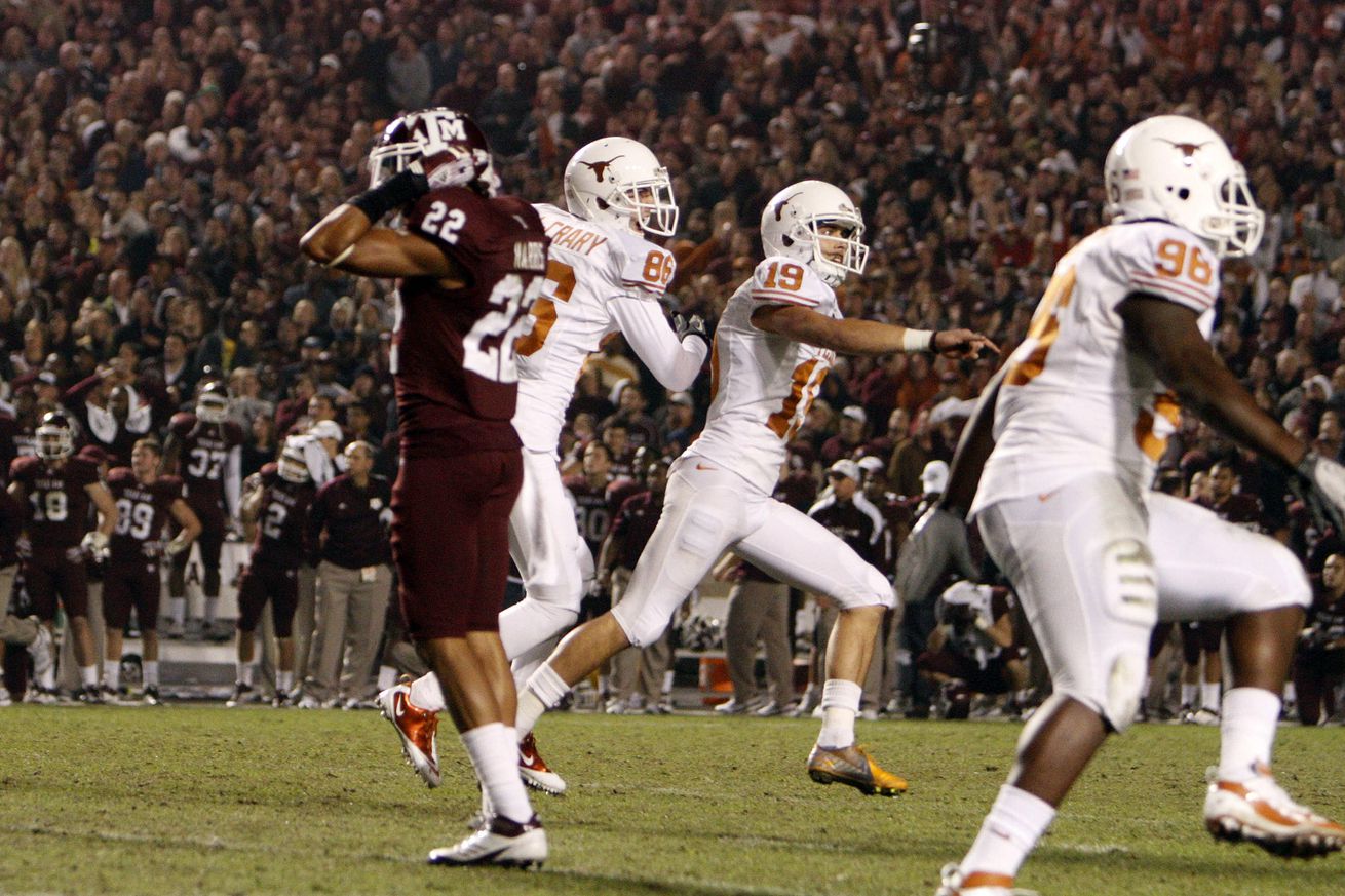 NCAA Football: Texas at Texas A&M