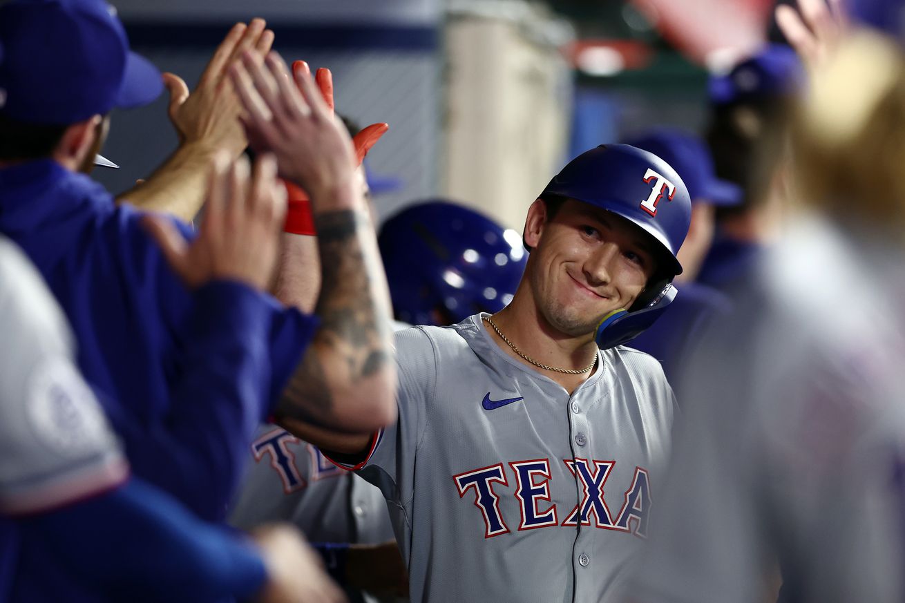 Texas Rangers v Los Angeles Angels