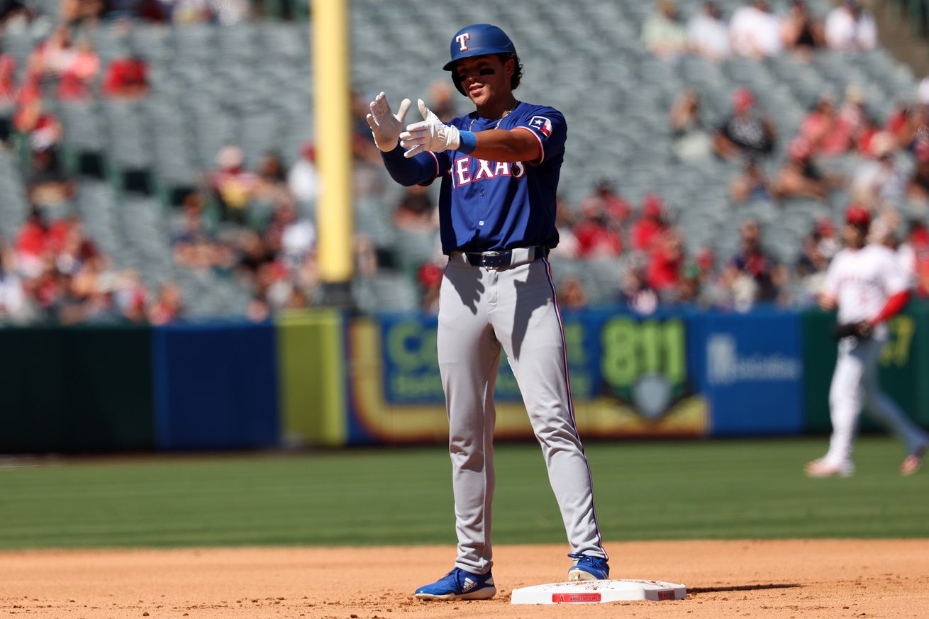 MLB: Texas Rangers at Los Angeles Angels