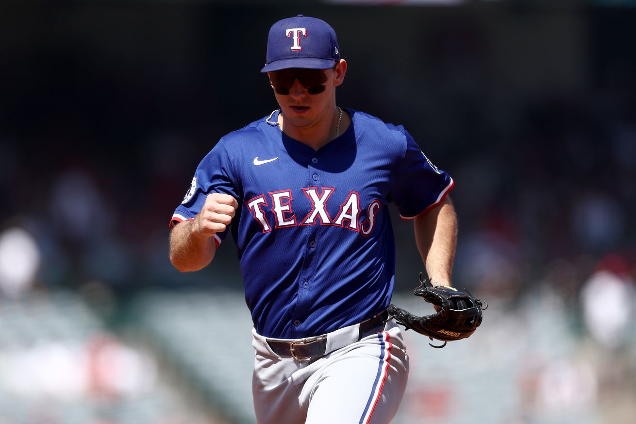 Texas Rangers v Los Angeles Angels