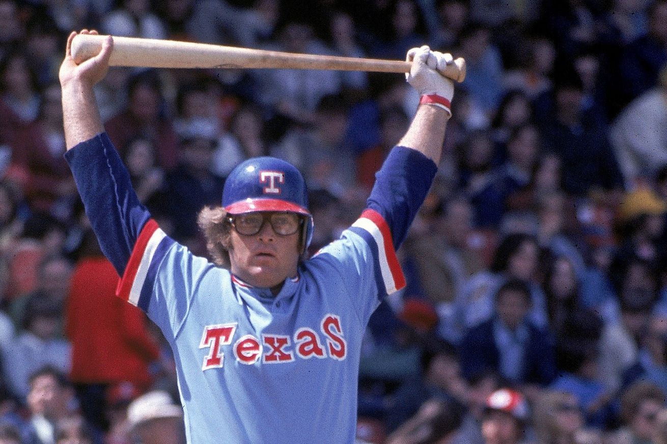 Texas Rangers Jeff Burroughs...