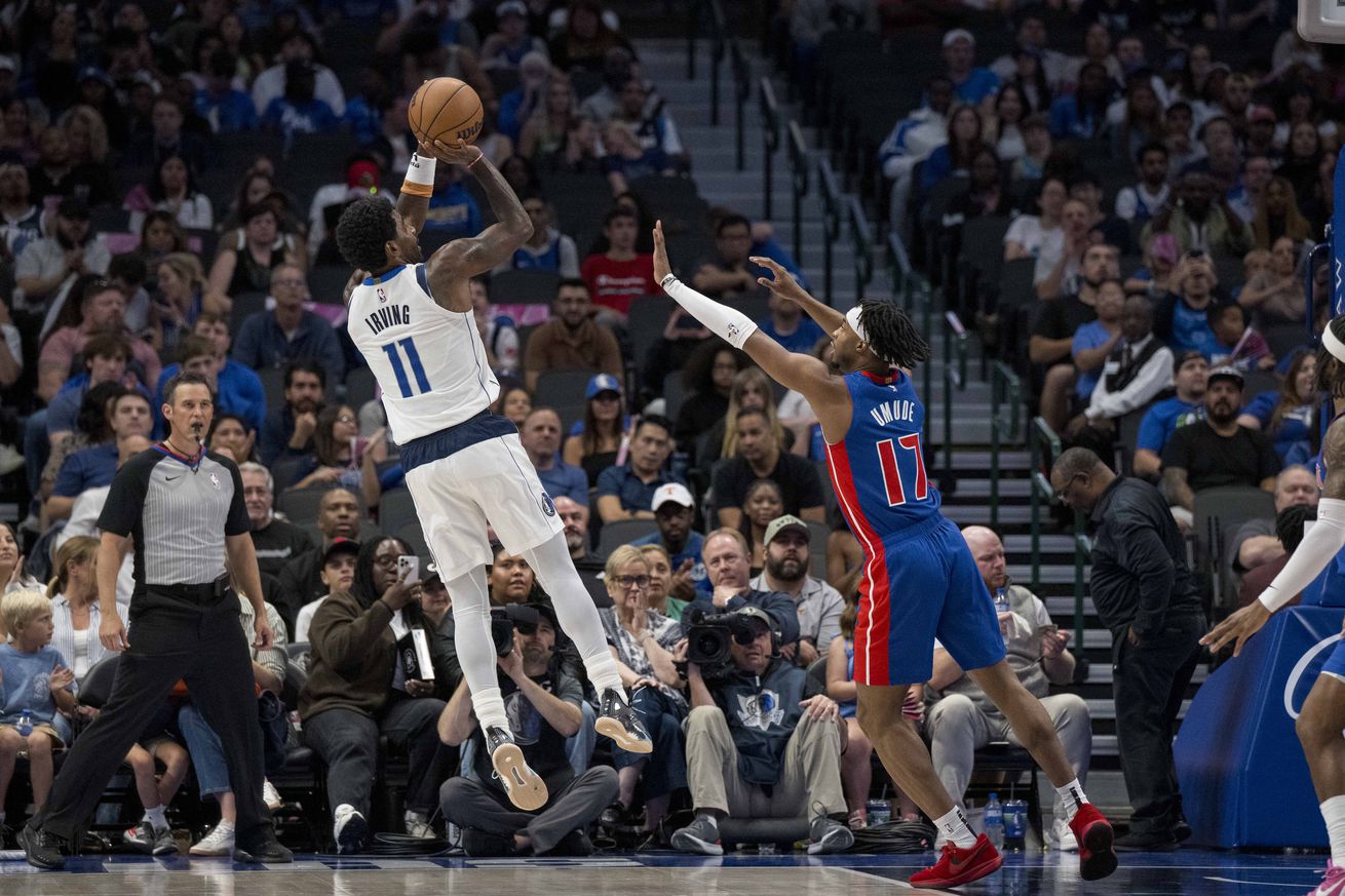 NBA: Preseason-Detroit Pistons at Dallas Mavericks