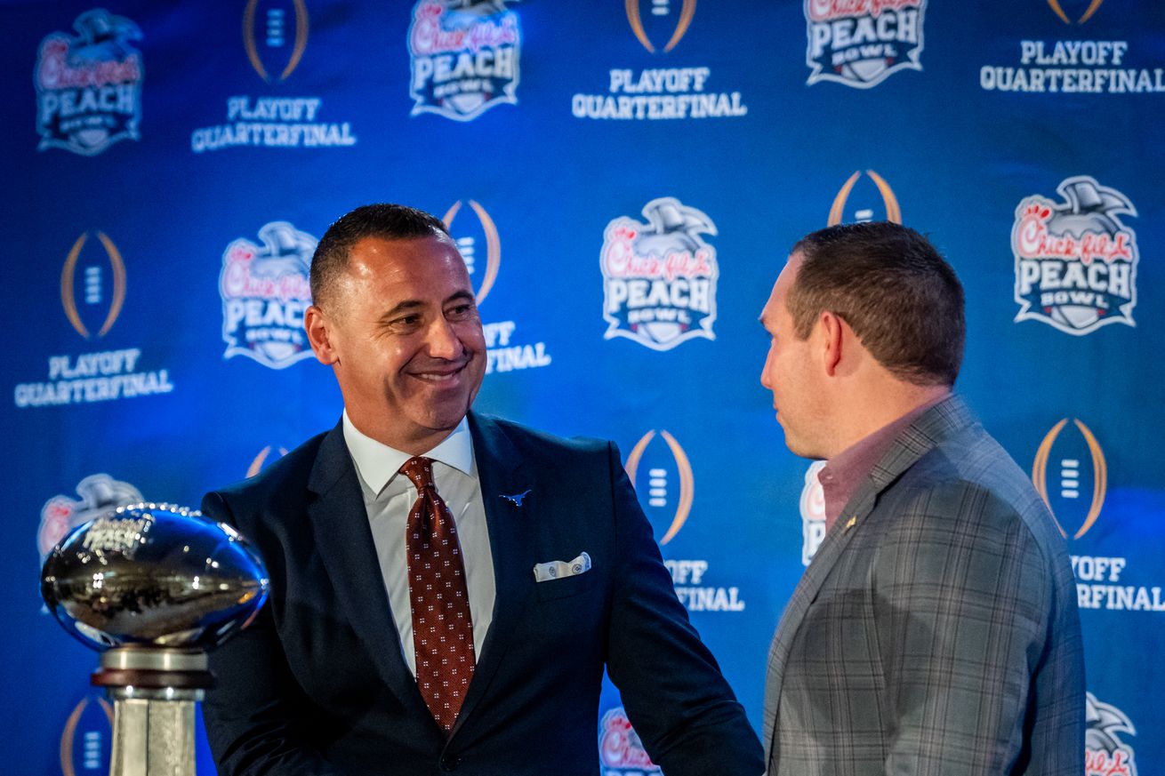 NCAA Football: Peach Bowl Head Coaches Press Conference