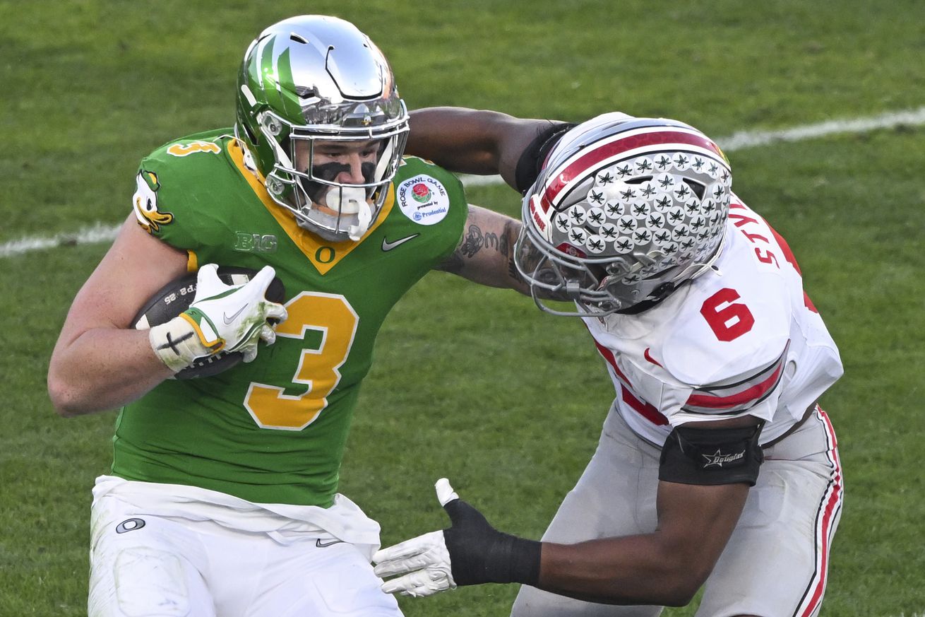 NCAA Football: Rose Bowl-Ohio State at Oregon