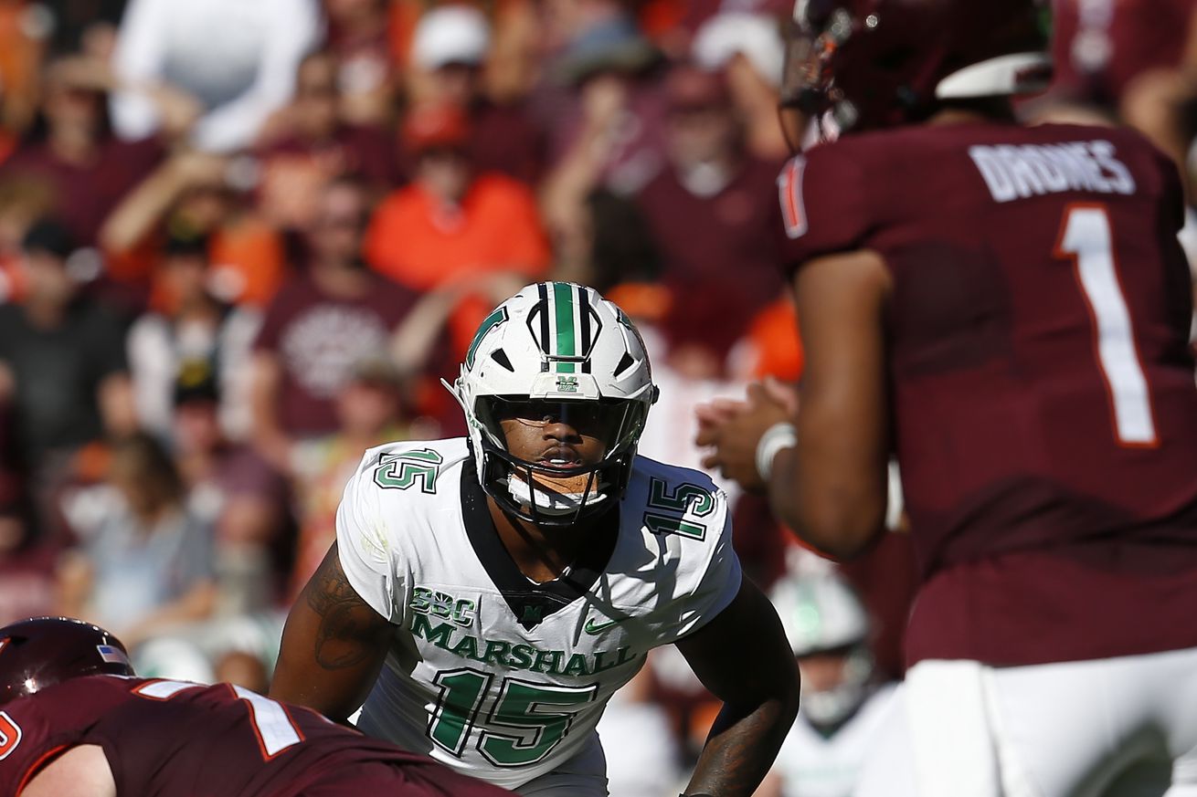 COLLEGE FOOTBALL: SEP 07 Marshall at Virginia Tech