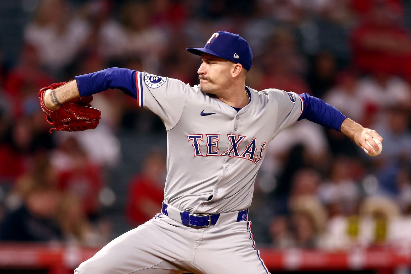 Texas Rangers v Los Angeles Angels