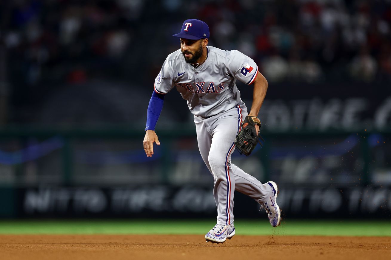 Texas Rangers v Los Angeles Angels