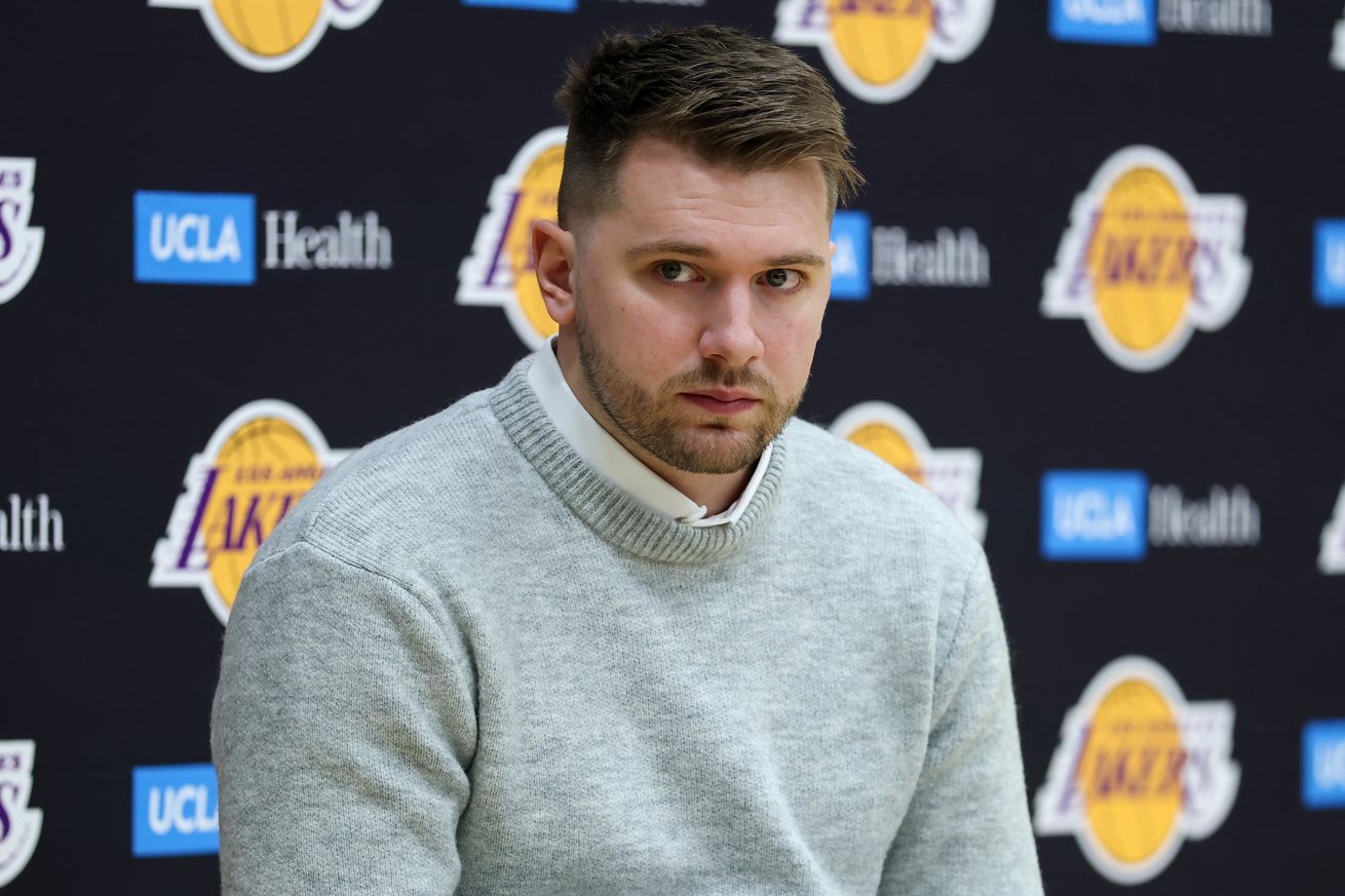 Los Angeles Lakers Introduce Luka Doncic, Maxi Kleber & Markieff Morris